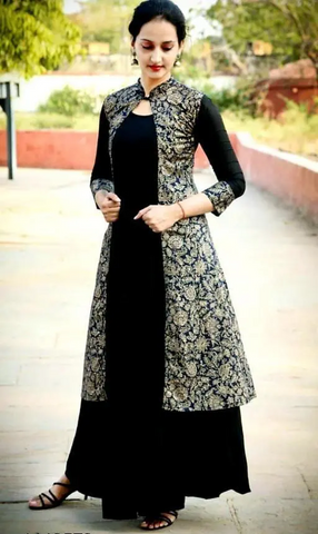 Buy online Deep Neck Lace Embellished Cotton Kurti from Kurta Kurtis for  Women by Belle Bonita for ₹699 at 0% off | 2024 Limeroad.com